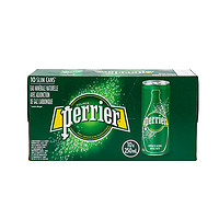 perrier 巴黎水 原味气泡水 250ml*30罐