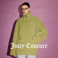 Juicy Couture 橘滋 绿野风声Logo刺绣半开襟女式外套