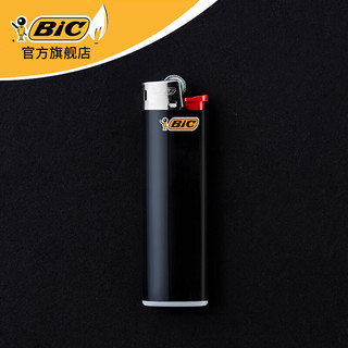 比克（BIC）打火机 J3(黑白色)纤细系列一次性打火机 法国品牌砂轮气体火机 J3 黑色 8支