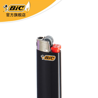 比克（BIC）打火机 J3(黑白色)纤细系列一次性打火机 法国品牌砂轮气体火机 J3 黑色整托 50支