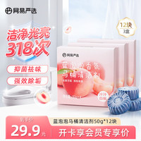 网易严选蓝泡泡洁厕块50g*12块 厕所马桶清洁剂洁厕灵清洗除臭洁厕宝