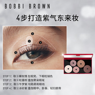 芭比波朗（Bobbi Brown）五色眼影紫霞盘 冰境绮遇系列化妆品 【圣诞】五色「紫霞」盘