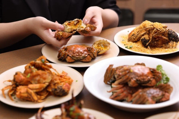 实现大闸蟹自由,平日晚餐/周末午餐!上海雅居乐万豪侯爵酒店大闸蟹主题单人自助餐