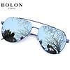 BOLON 暴龙 男士太阳镜 BL8011D70 电光蓝镜框暗黑色镜片 60mm