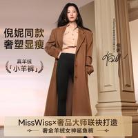 【含山羊绒】倪妮同款奢金鲨鱼裤女外穿秋冬款加绒打底裤保暖显瘦