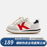 Kappa Kids卡帕童鞋2024秋季新款男童鞋子网面透气软底儿童运动鞋女童跑步鞋 适合脚长约221mm