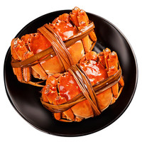 【活蟹】大闸蟹鲜活公蟹3.5两4只母蟹2.5两4只礼盒装大螃蟹水产 江苏大闸蟹 公5.5两/母4.0两 4只礼盒装