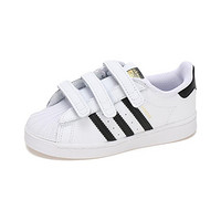 adidas ORIGINALS SUPERSTAR CF I 儿童休闲运动鞋 EF4842 白/一号黑/金 26码