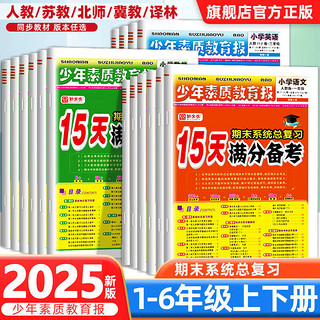 15天满分备考新全优少年素质教育报 六年级上册 数学(人教版)