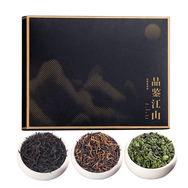 TANGPU 唐朴 茶叶组合 红茶金骏眉 武夷正山小种 安溪铁观音茶叶礼盒品鉴装36g