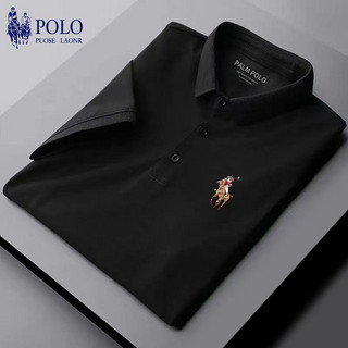 ROYAL PALM POLO SPORTS CLUB 保罗翻领POLO衫短袖t恤男士修身大码夏季新款中青年潮流百搭上衣