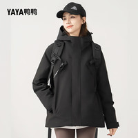 鸭鸭(YAYA)冲锋衣羽绒服冬季男女情侣防风雨户外运动防水保暖冰壳登山服外套