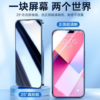 SMARTDEVIL 闪魔 适用苹果12钢化膜iPhone12Promax手机膜 高清防摔无边保护贴膜防指纹 12/12Pro1片装+神器