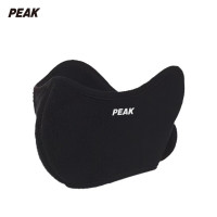 PEAK 匹克 保暖口罩耳罩一体冬季加绒防寒面罩骑行护脸护耳朵防风面罩 黑色