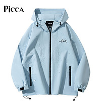 PICCA 2024秋冬季户外冲锋衣女情侣款加棉加厚防风防雨登山服男