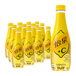 Coca-Cola 可口可乐 怡泉+C柠檬味汽水 400ml*12瓶