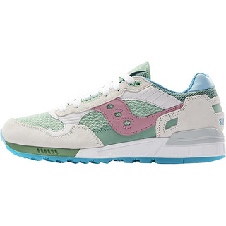 saucony 索康尼 Shadow 5000 中性跑鞋 S70743-1 白彩兰 36