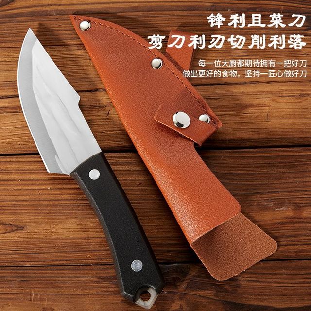 金盛元 蒙古手把肉小刀烧烤刀多功能吃肉刀割肉刀牛排水果刀纯手工锻打刀