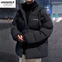 羽绒棉服男女款冬季立领面包服宽松棉袄潮流ins加厚外套