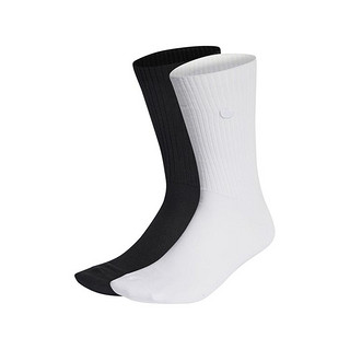 adidas ORIGINALS CREW SOCK 2PP男女同款舒适耐磨运动休闲运动功能袜