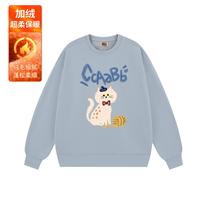it ccaabb【超柔加绒】女装24加厚保暖潮流圆领休闲印花女式卫衣