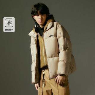 森马 Semir【鹅绒尖货】冬季简约纯色商务通勤保暖百搭外套羽绒服男款