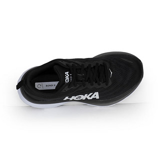 HOKA ONE ONE 男女款 Bondi 8邦代8轻便缓震慢跑鞋运动鞋 1127955男-BWHT-黑/白（加宽版） 8