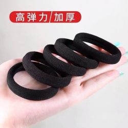 张太太 发绳 黑色中号10根 t2371-3