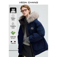 三防羽绒服女冬2024年连帽毛领加厚保暖派克服外套