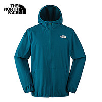 THE NORTH FACE 北面 防晒衣男户外防风防泼夹克7WCY 蓝色/O0X XXL