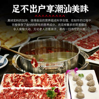 潮谦 潮汕牛肉丸手打特产牛筋丸子烧烤火锅麻辣烫食材250g*4袋