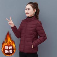 秋冬轻薄羽绒服女立领时尚秋冬装女装外套