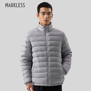 Markless 羽绒服男24年冬季90鹅绒防波水外套男士保暖 YRB3305M-2 灰色 3XL