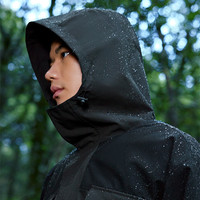 361°361外套男2023秋季防泼水加绒户外梭织风衣夹克休闲运动服女