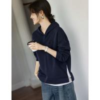 XWI 女士假两件卫衣 X4QH7B00937