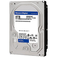 西部数据 WD）台式机硬盘 WD Blue 西数蓝盘 8TB 5640转 256MB SATA 3.5英寸大容量CMR垂直技术DIY