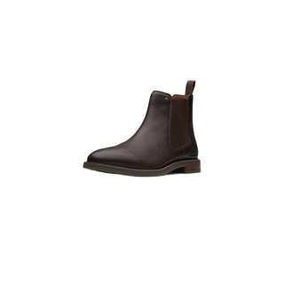 Clarks 其乐 Jaxen系列 男士简约英伦百搭切尔西短靴 261794357 棕色 46