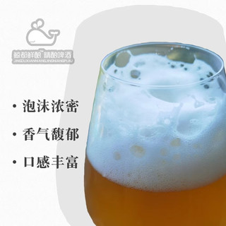  鲸都鲜酿 原浆锁鲜 精酿啤酒  1x1x800ml 包装 800ml
