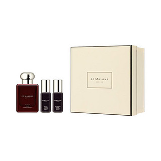 临期品：JO MALONE LONDON 祖·玛珑 馥郁香氛套装（绯红虞美人 50ml+丝绒玫瑰乌木9ml+末药与冬加豆9ml）