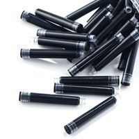 英雄（HERO）墨囊钢笔027墨囊 黑色50支装口径2.6mm JD