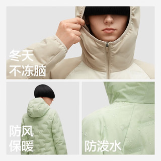 Bananain 蕉内 女士氢气502Air连帽轻薄羽绒服 10210470051v2 若芽绿 M
