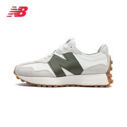 new balance NB 327系列男女情侣复古经典百搭减震耐磨运动休闲鞋 白色/灰白色