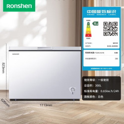 Ronshen 容声 BC/BD-300ZMSM 冷柜 300升 一级能效
