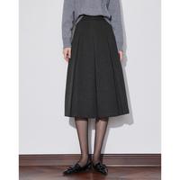 【智性通勤】24秋冬减龄学院风西装百褶裙女优雅黑色半身裙