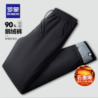 ROMON 罗蒙 石墨烯 90鹅绒羽绒裤  黑色
