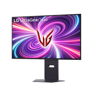 LG 32GS95UV 黑 31.5英寸 OLED显示器 双模 4K240Hz/1K480Hz 内置立体音箱 HDMI2.1 游戏电竞显示屏