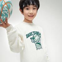 儿童加绒卫衣男童运动上衣中大童卫衣小童服亲子装春秋 安踏童装
