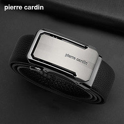 pierre cardin 皮尔·卡丹 男士自动扣真牛皮腰带 商务裤带