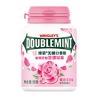 DOUBLEMINT 绿箭 无糖口香糖 玫瑰薄荷味 40粒/瓶