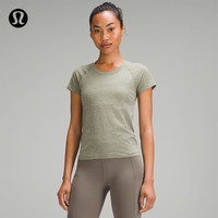 露露乐蒙lululemon丨Swiftly Tech 女士运动短袖 T 恤 2.0 *Race 透气 LW3DZBS